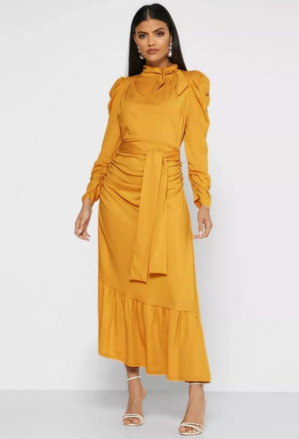 Julia Ruched Maxi Dress