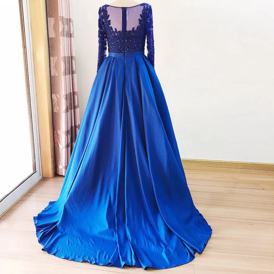 Noor-Beaded Evening Gown
