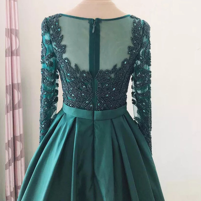 Noor-Beaded Evening Gown