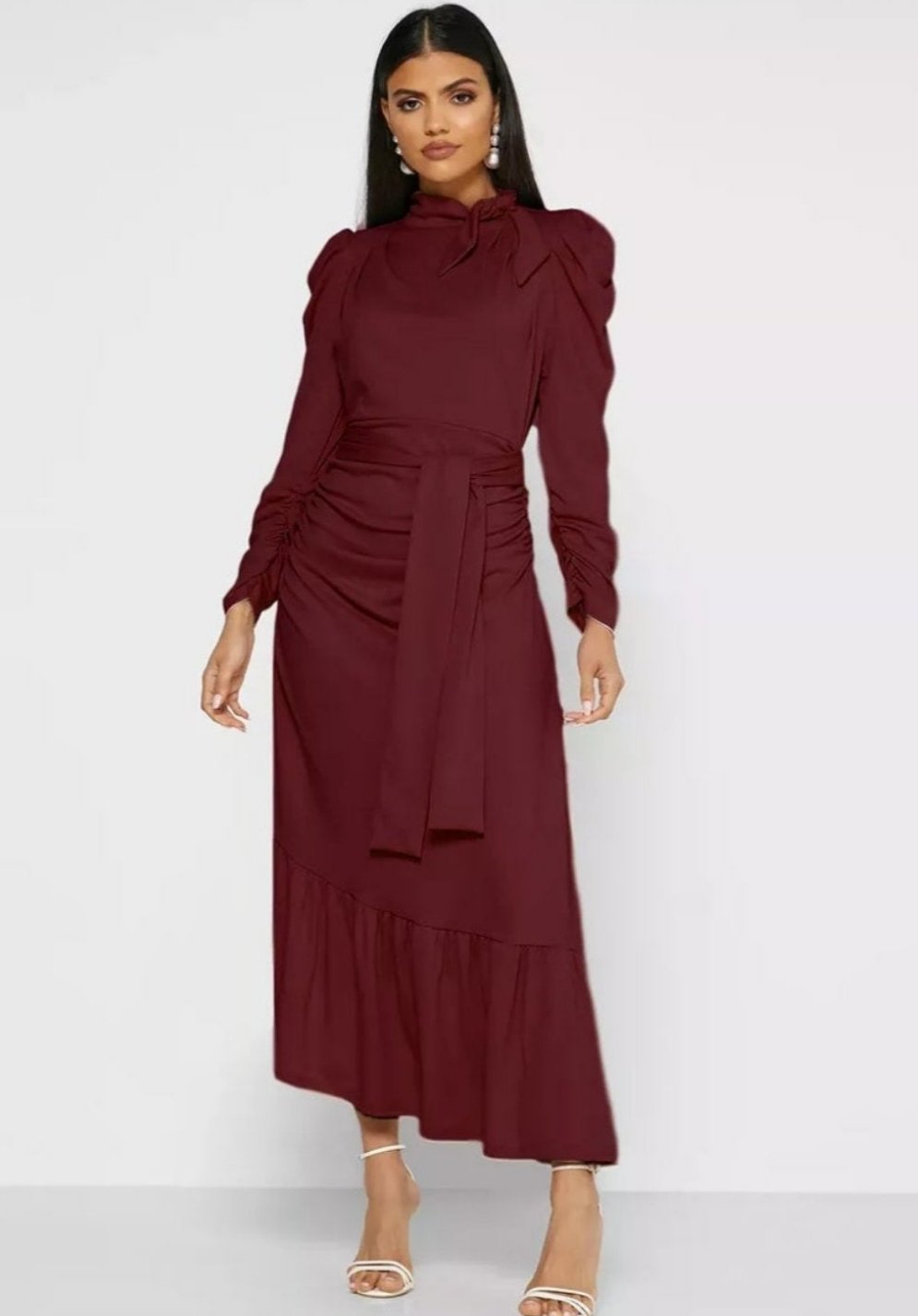 Julia Ruched Maxi Dress