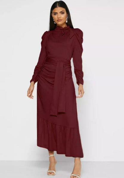Julia Ruched Maxi Dress