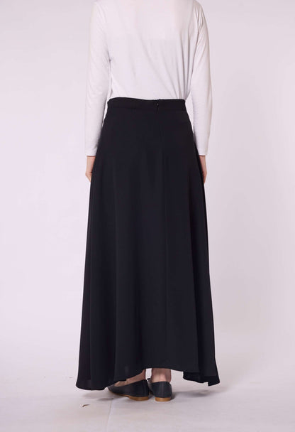 A Line Skirt With Zip Detail