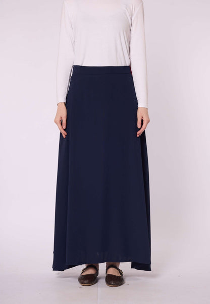 A Line Skirt With Zip Detail