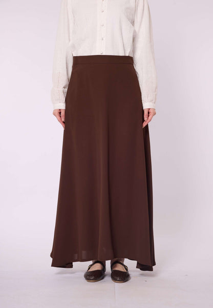 A Line Skirt With Zip Detail