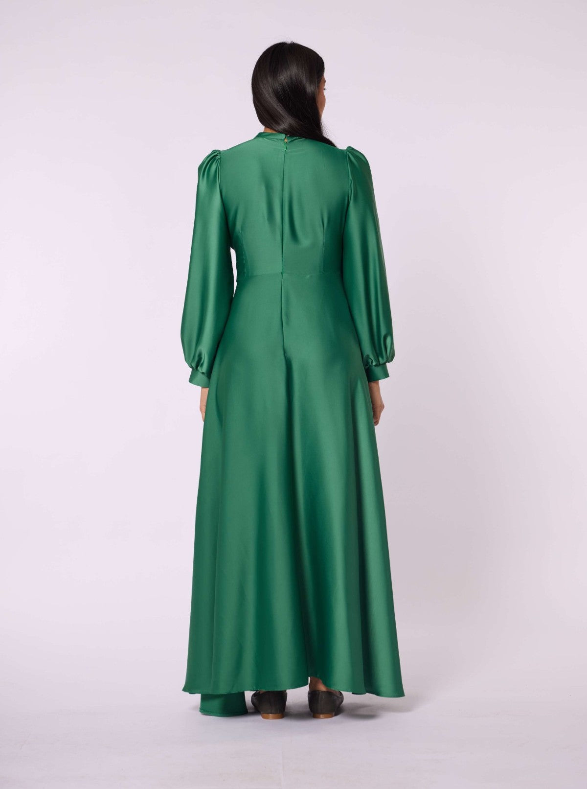 Cross Apron Detail Buckle Accent Dress