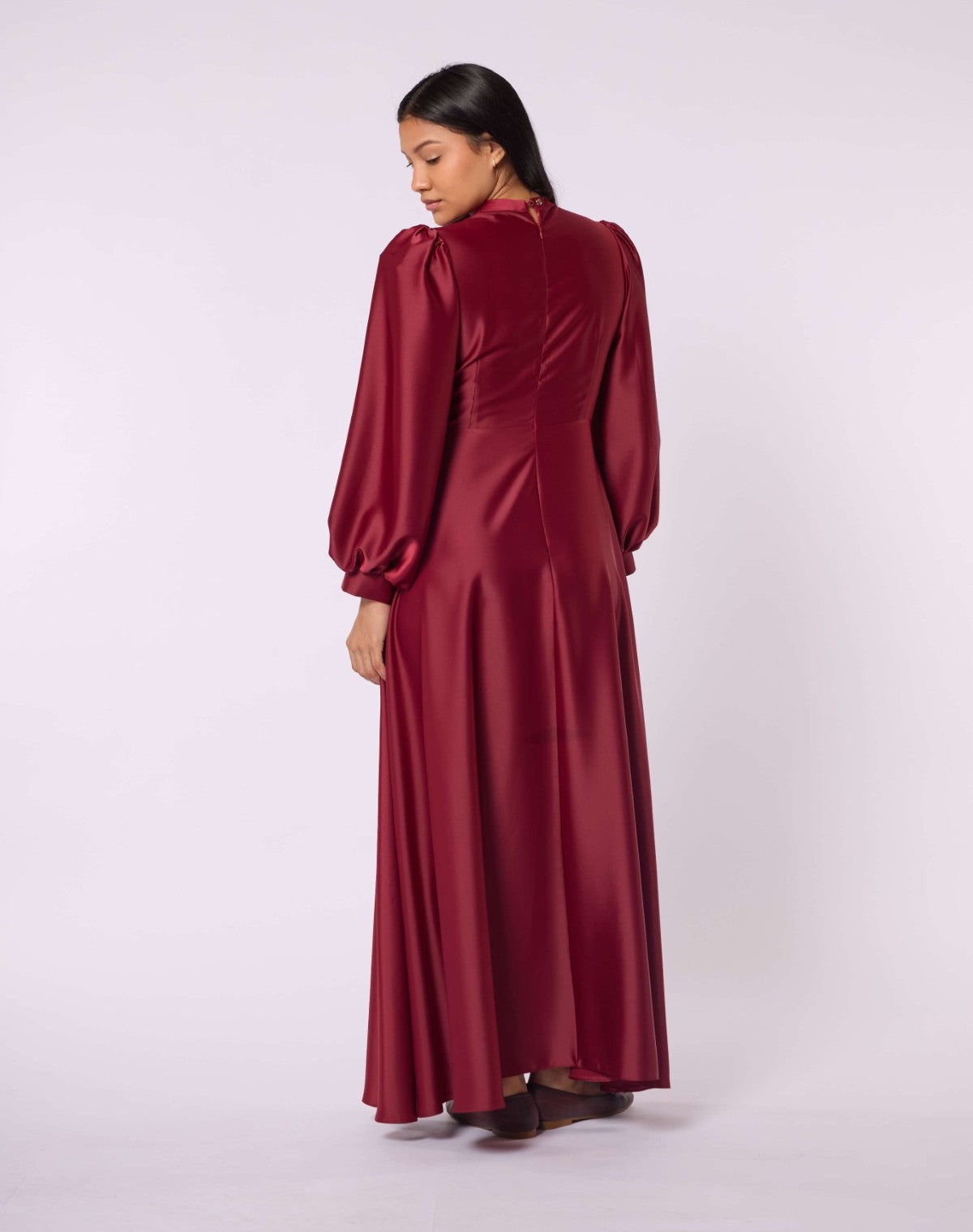 Cross Apron Detail Buckle Accent Dress