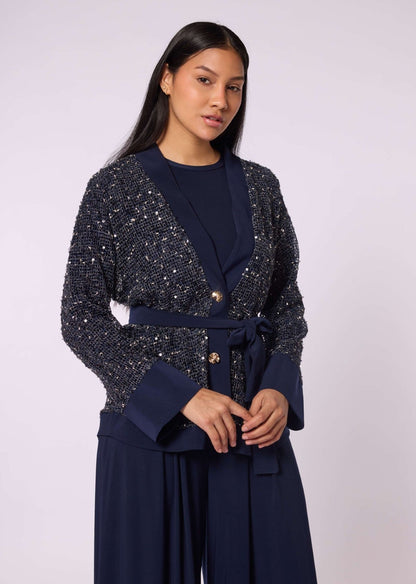 Set with Sequin Detailed Jacket