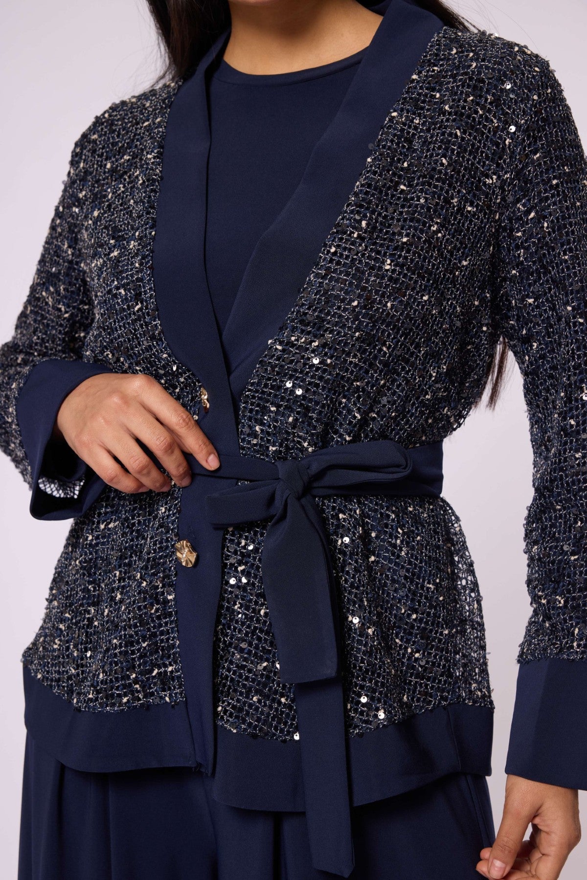 Set with Sequin Detailed Jacket