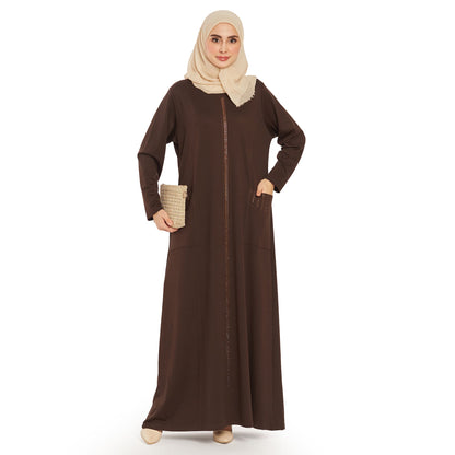 Embellished Pocketed Full Length Maxi Dress