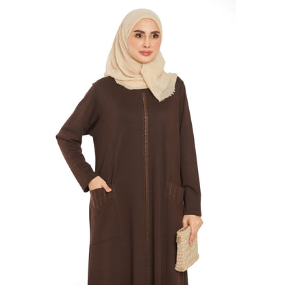 Embellished Pocketed Full Length Maxi Dress