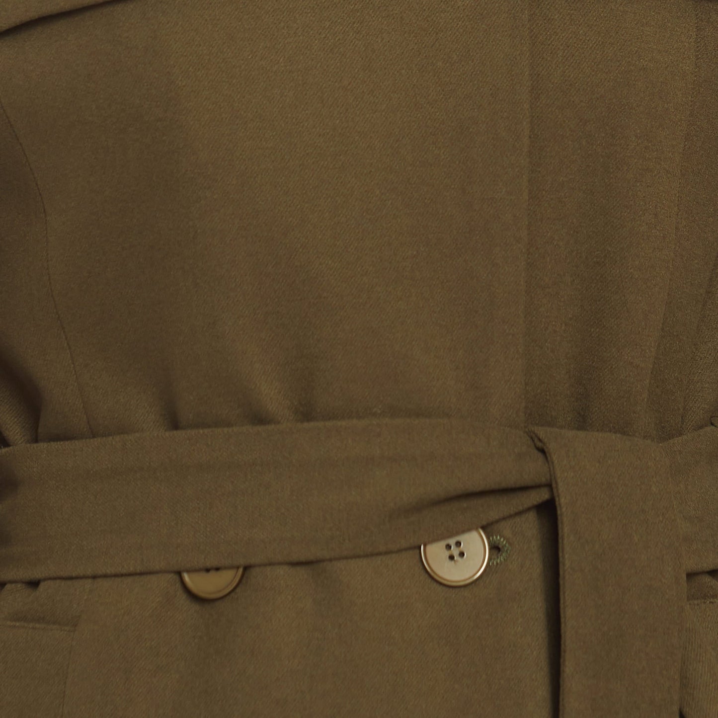 Concealed Placket Single-Button Lined Coat