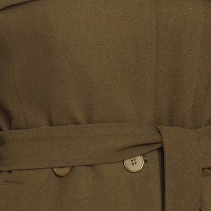 Concealed Placket Single-Button Lined Coat