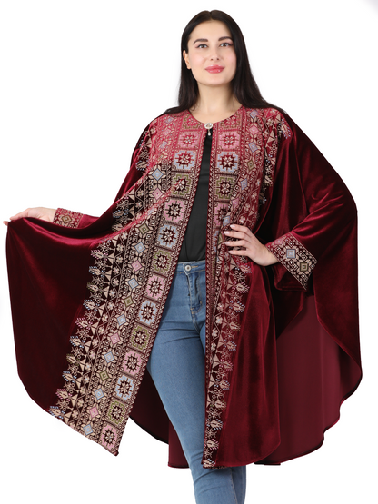 Embroidered bisht