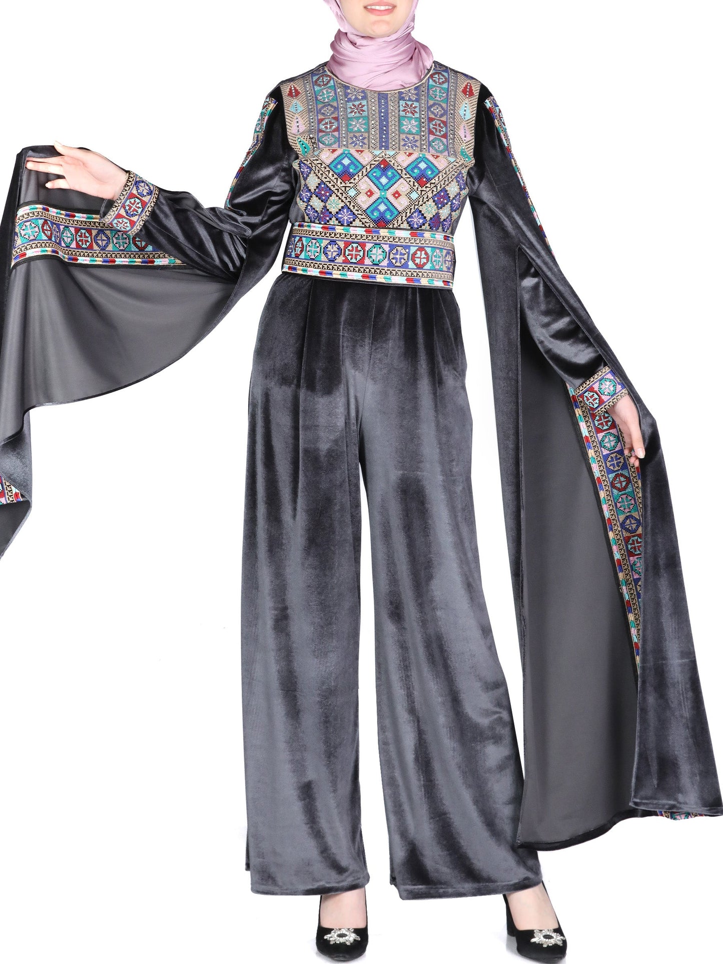 Embroidery Jumpsuit