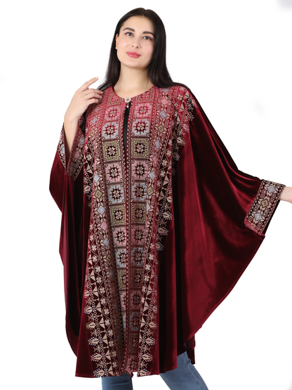 Embroidered bisht