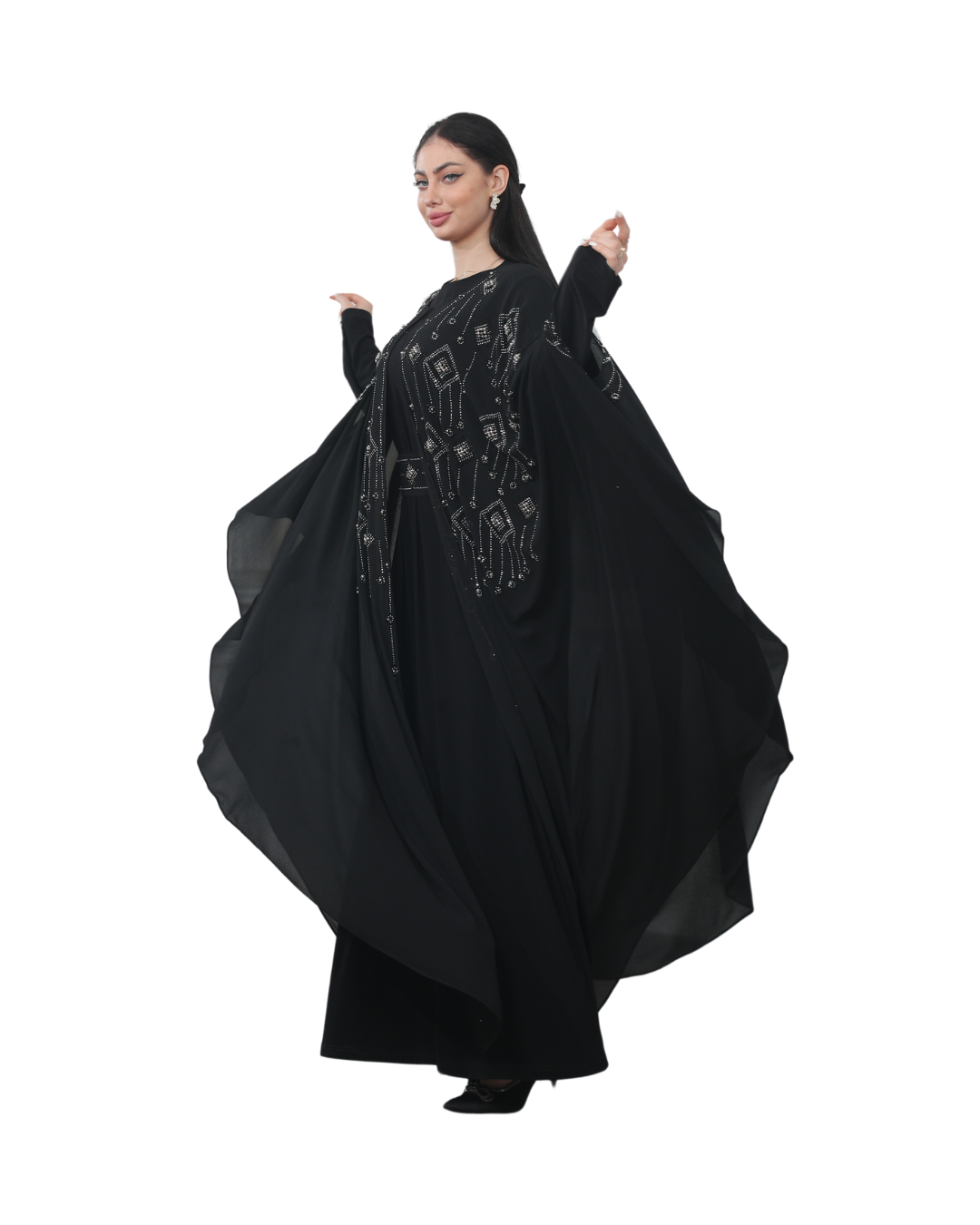Beaded Bisht 2 pieces
