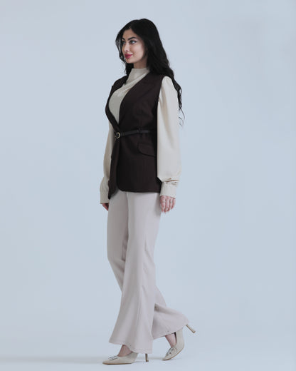 Women's Vest with shirt
