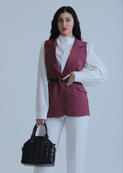 Women's Vest with shirt
