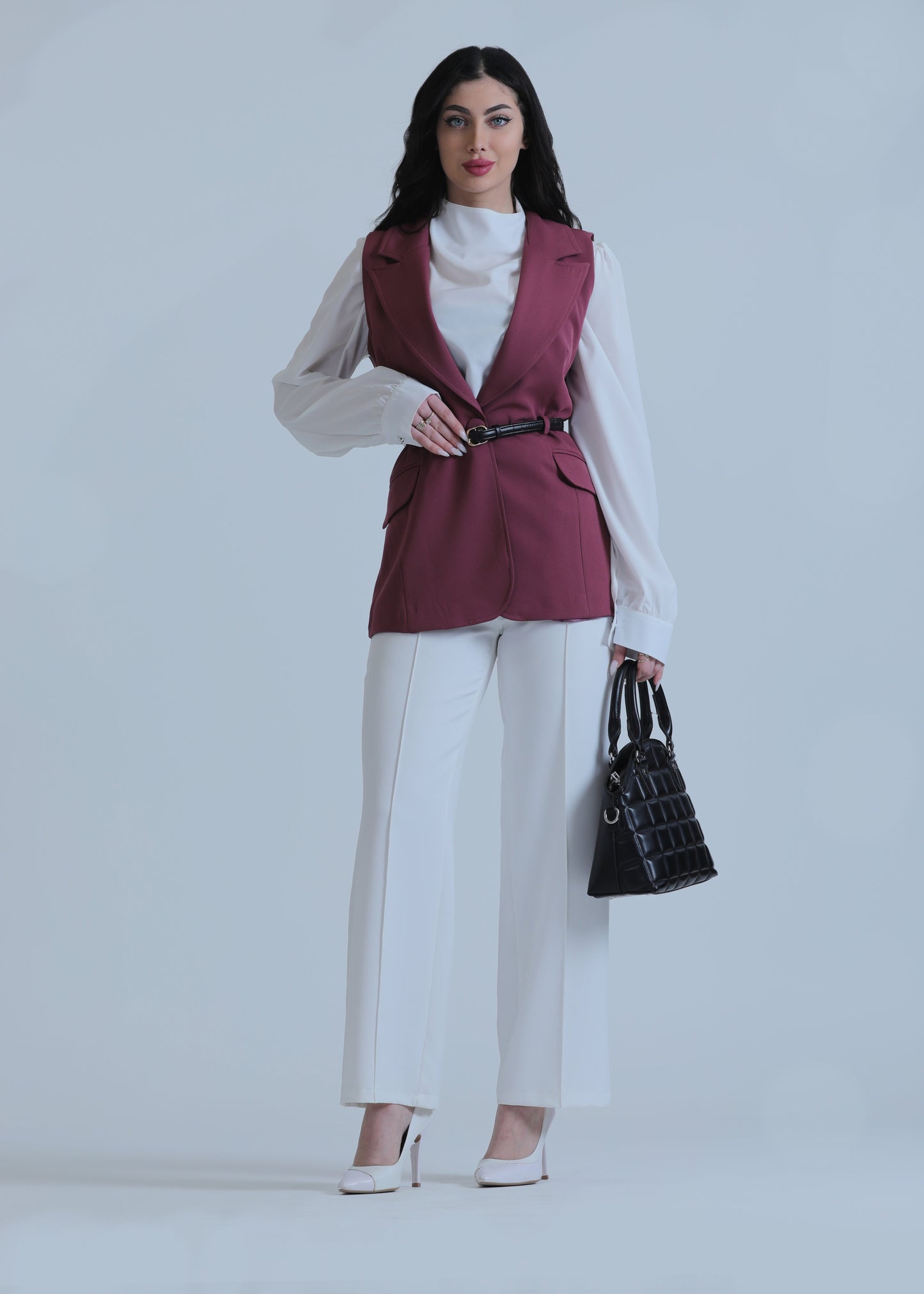 Women's Vest with shirt