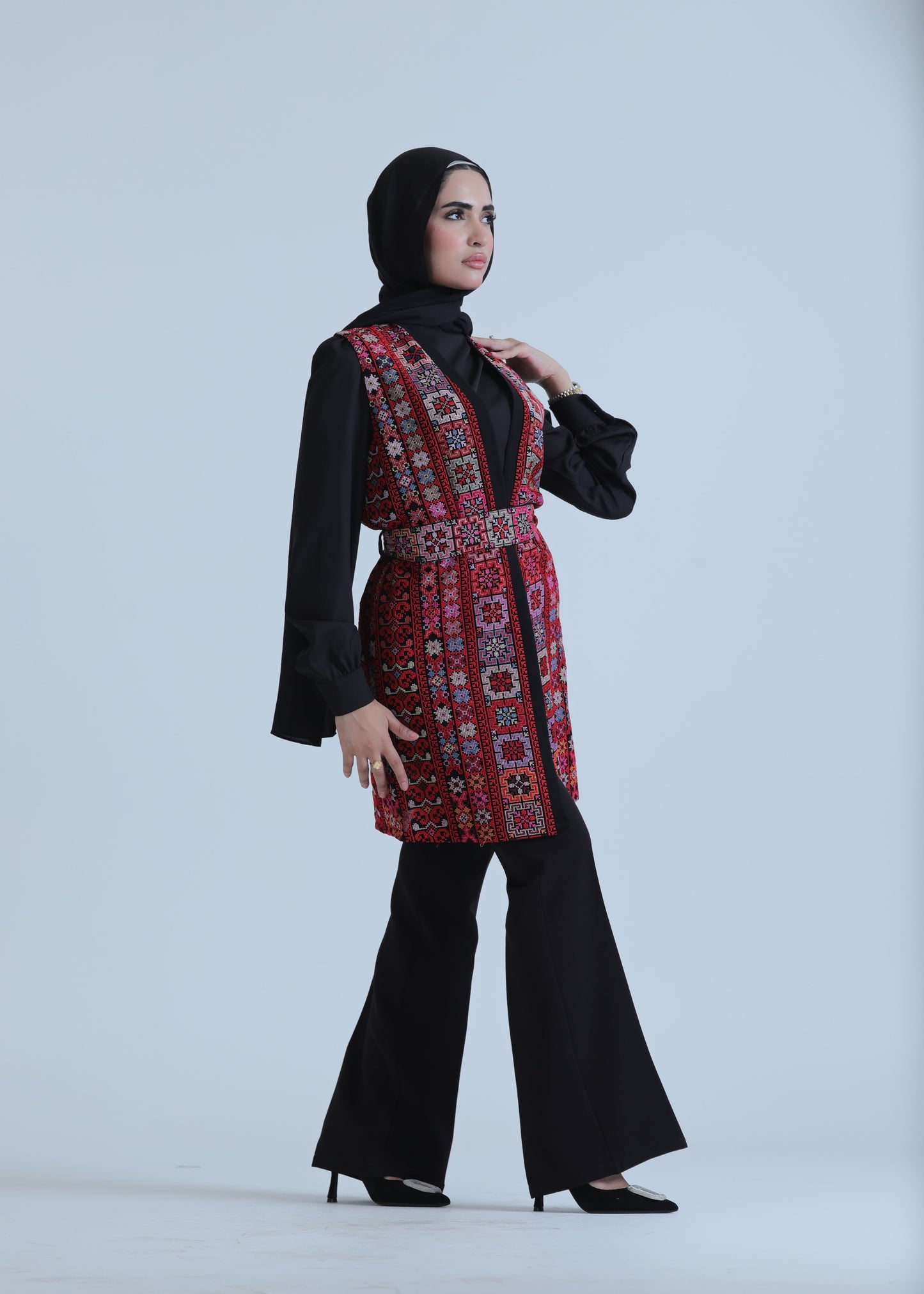 Embroidered vest