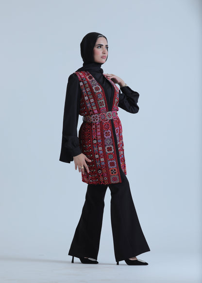 Embroidered vest
