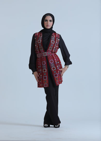 Embroidered vest