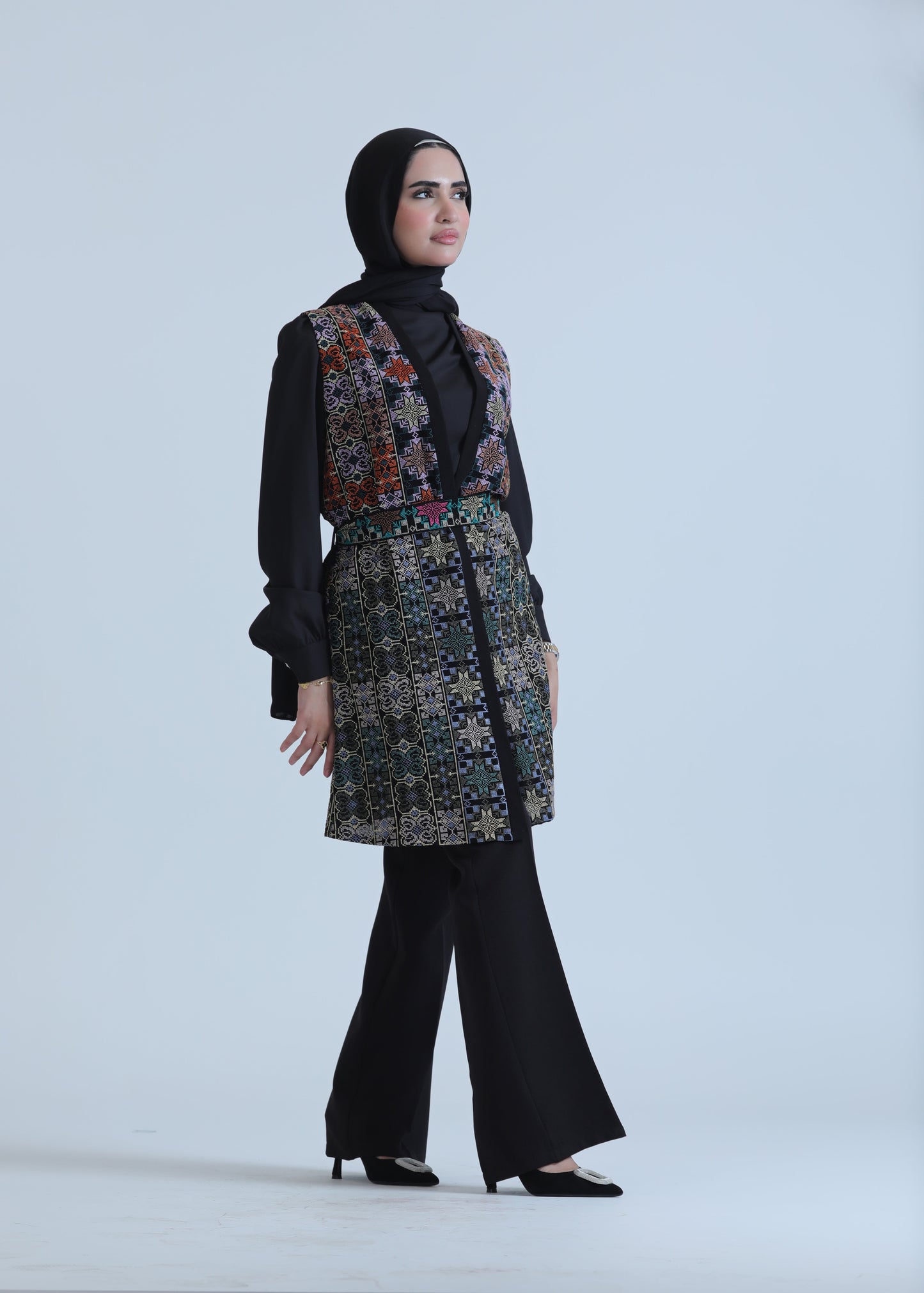 Embroidered vest
