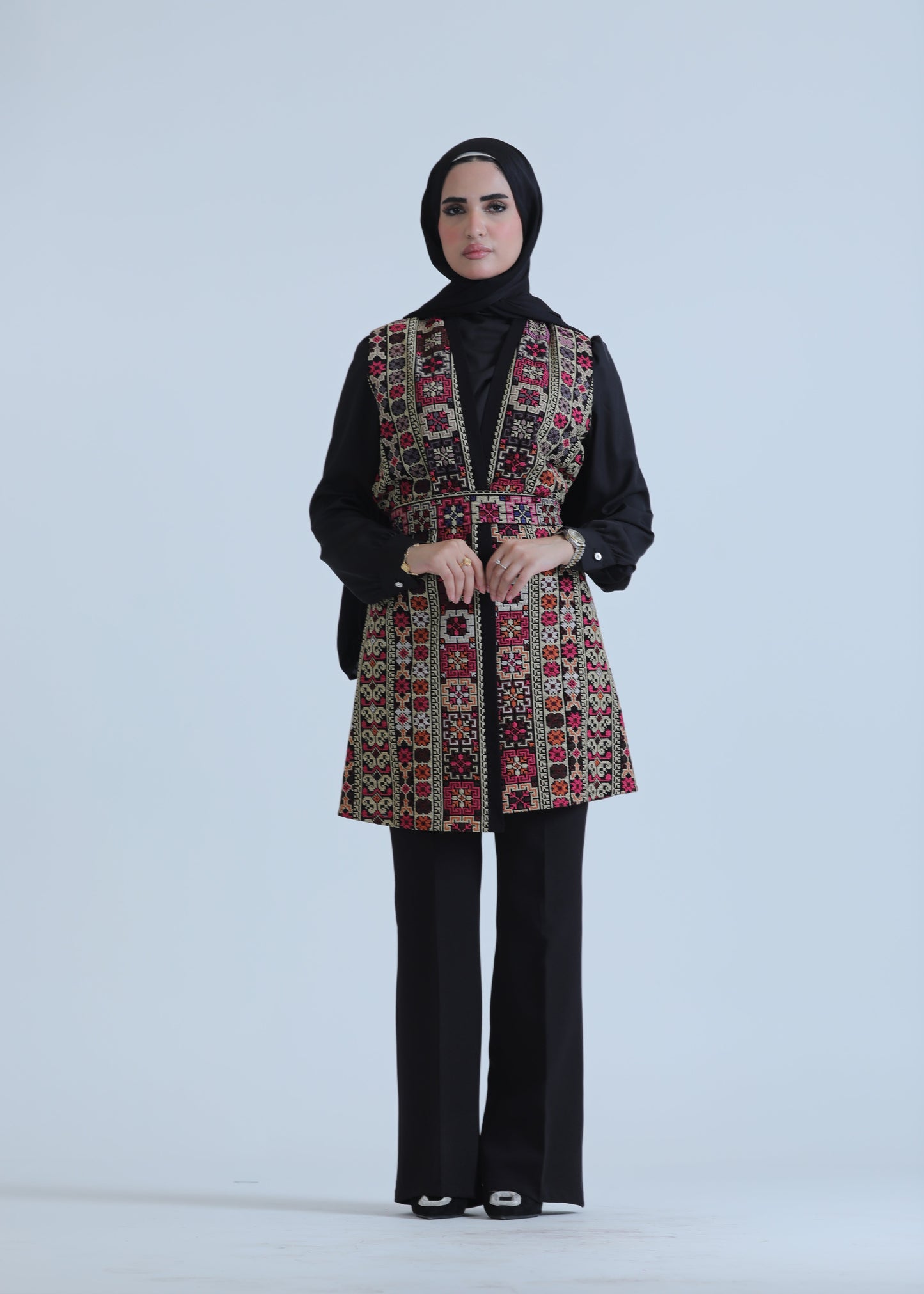 Embroidered vest