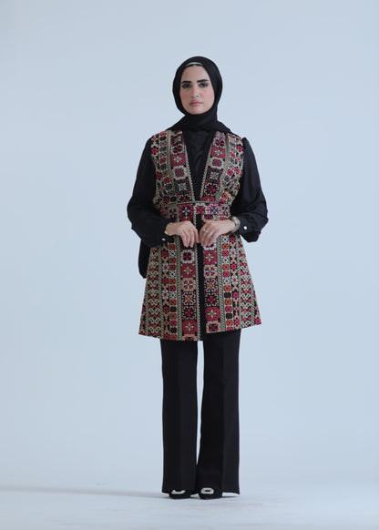 Embroidered vest
