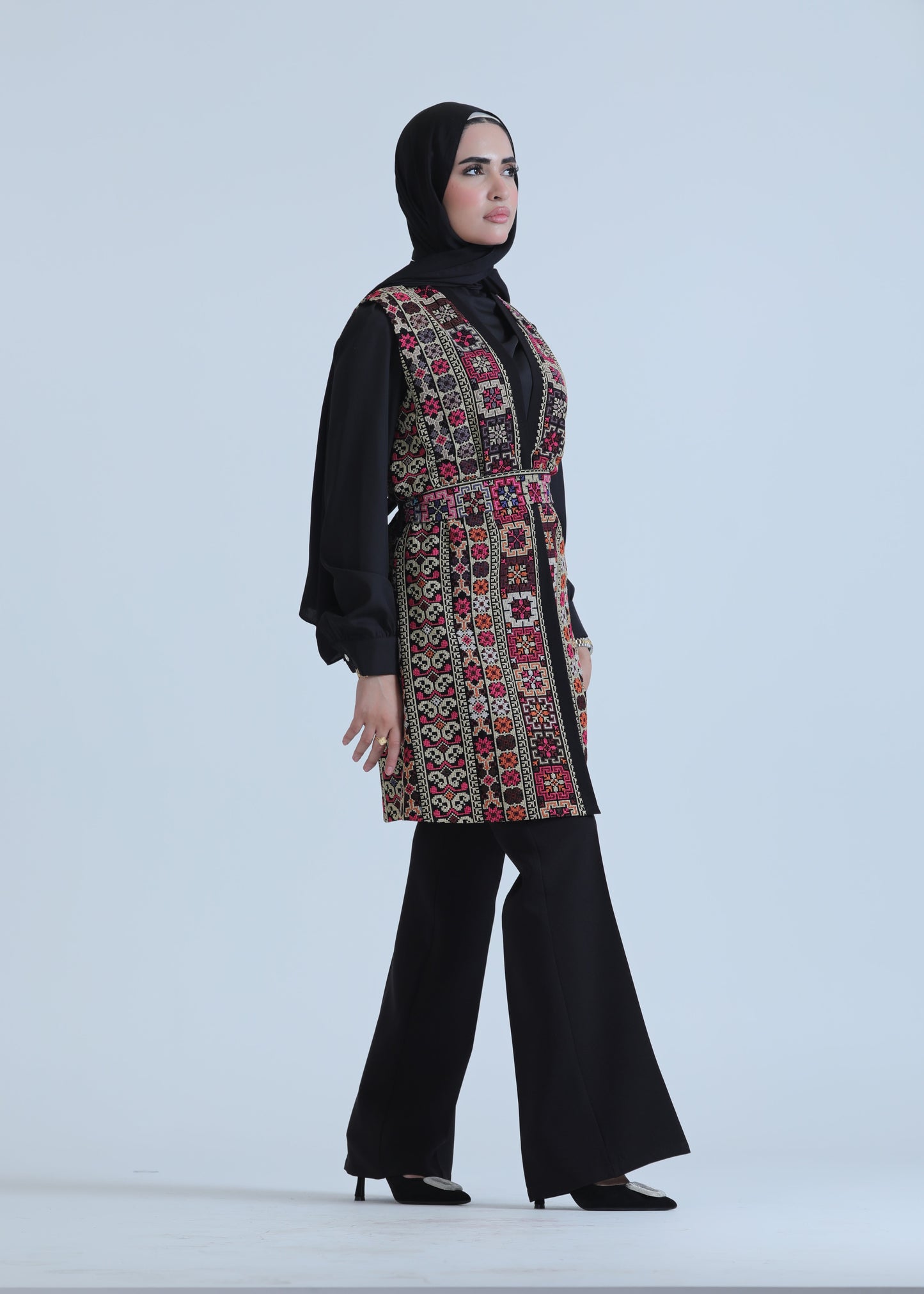 Embroidered vest