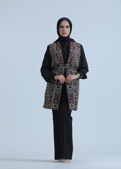 Embroidered vest