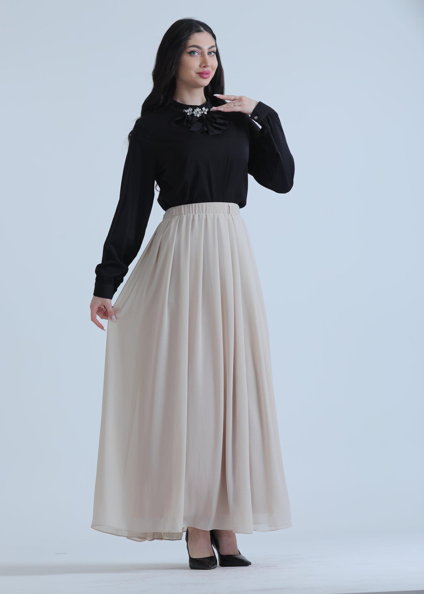 Pleated skirt