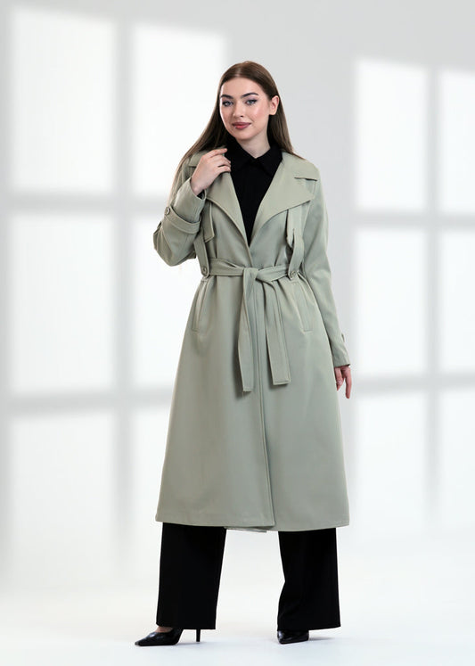 Women's winter trench coat