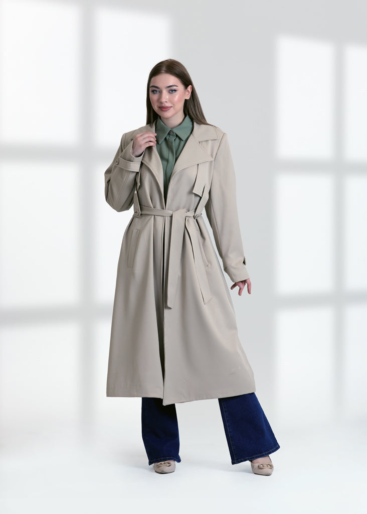 Women's winter trench coat