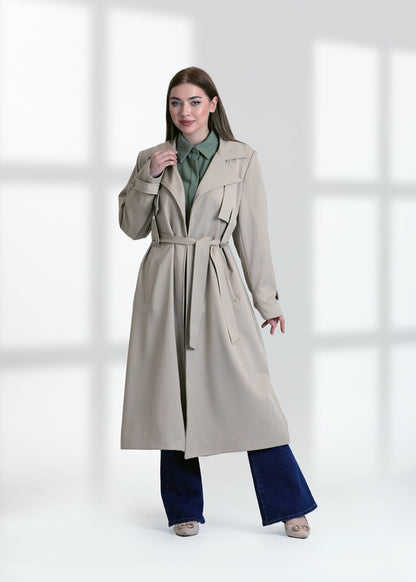 Women's winter trench coat