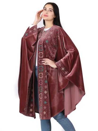 Embroidered bisht