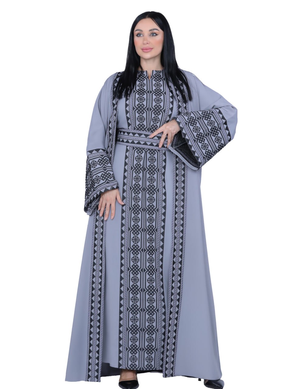 Embroidered Bisht 2 pieces