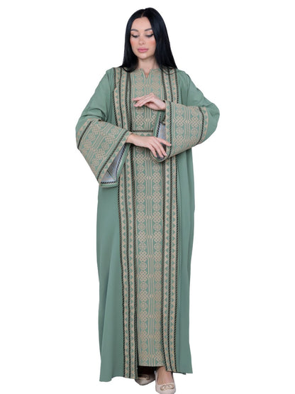 Embroidered Bisht 2 pieces