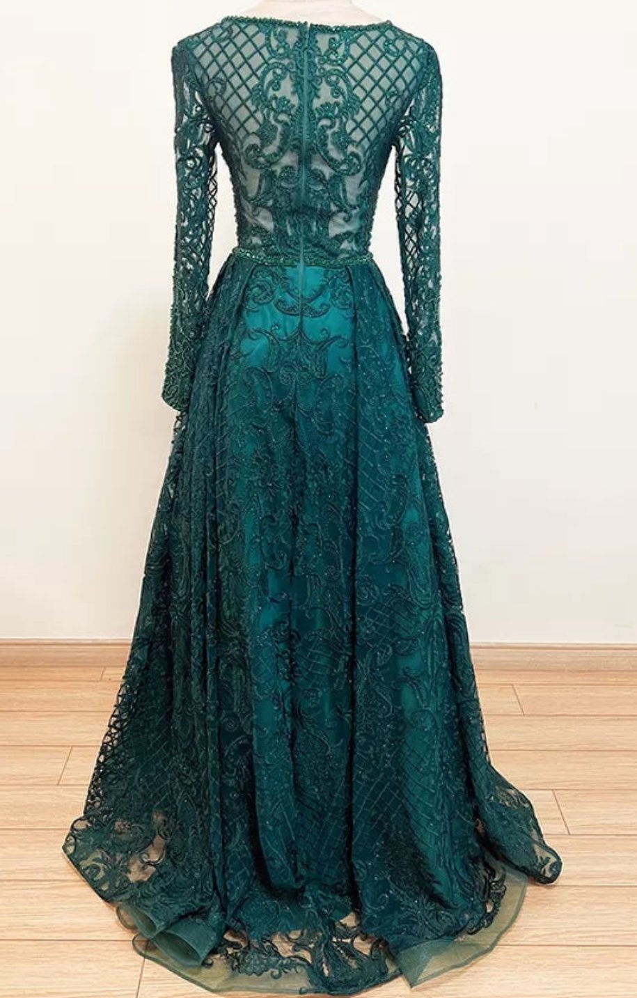Rayna Beaded Lace Gown