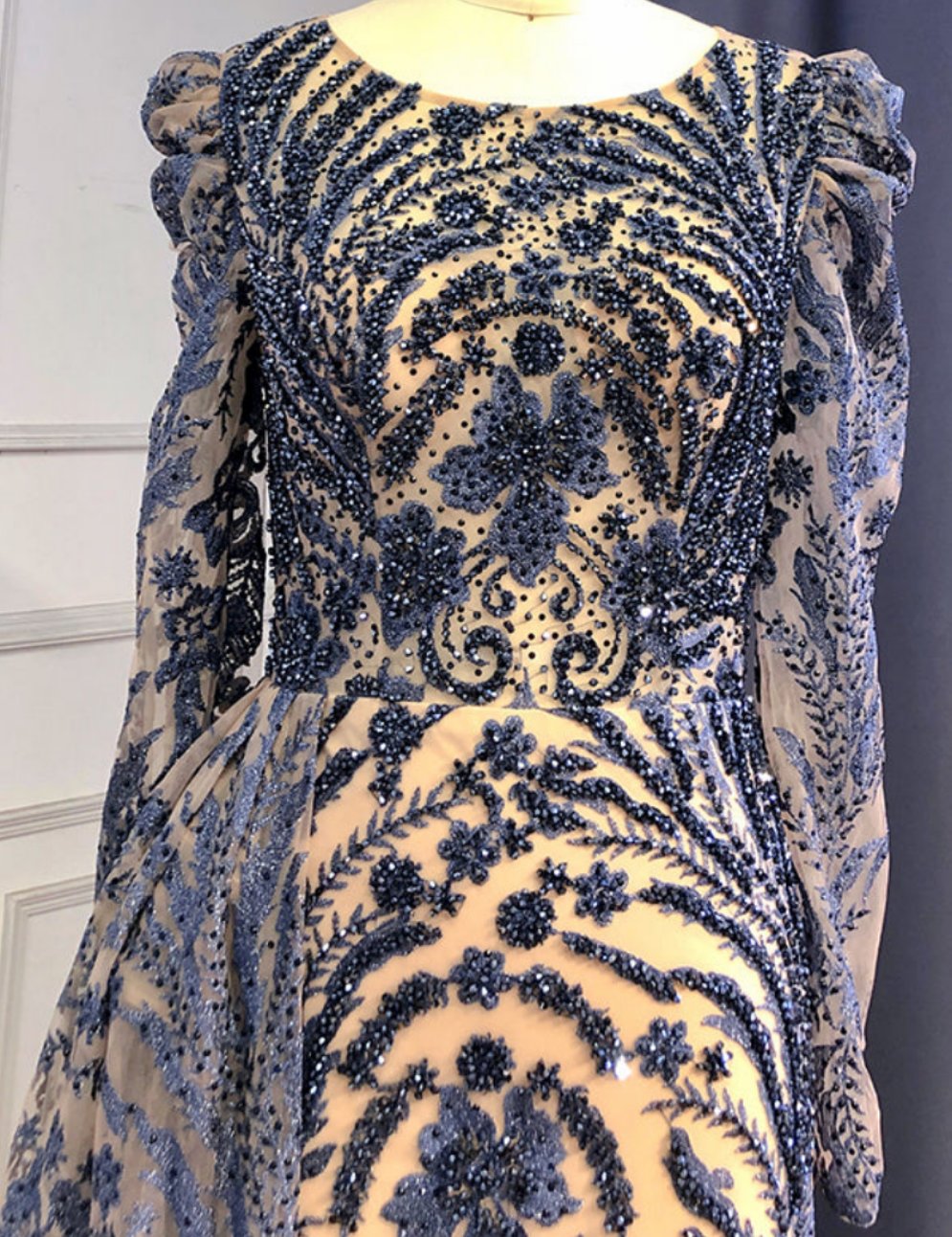 Suhana Beaded Evening Gown