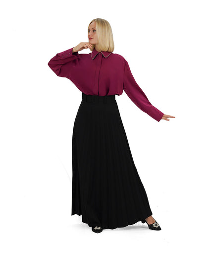 Plissé skirt