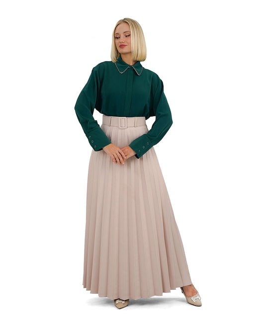 Plissé skirt