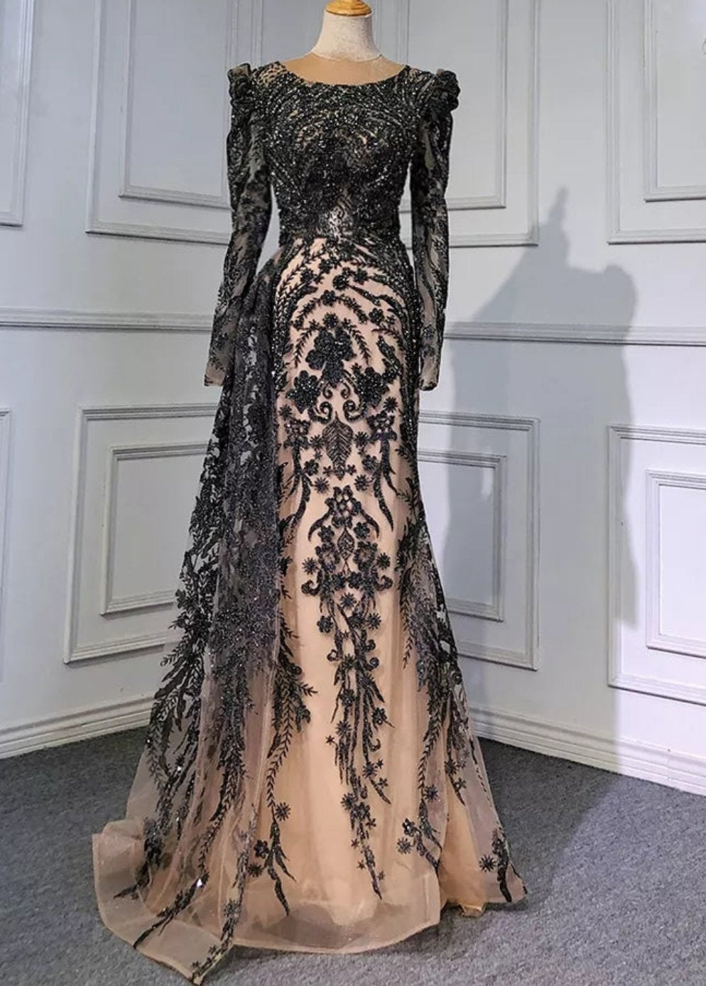 Suhana Beaded Evening Gown