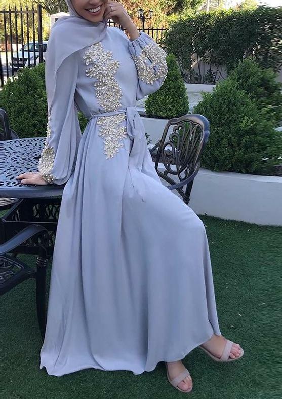 Sofia Sequin Embroidery Dress