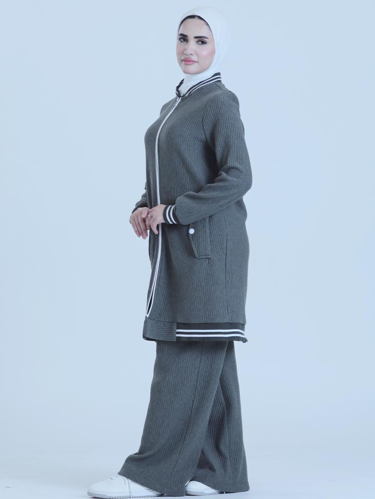 Women's long training suit
