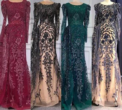 Suhana Beaded Evening Gown