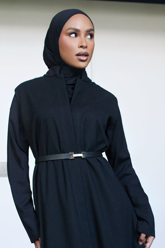 Longline Gilet Black - Final Sale