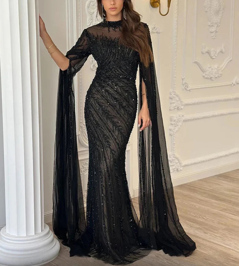 Ella Cape Gown