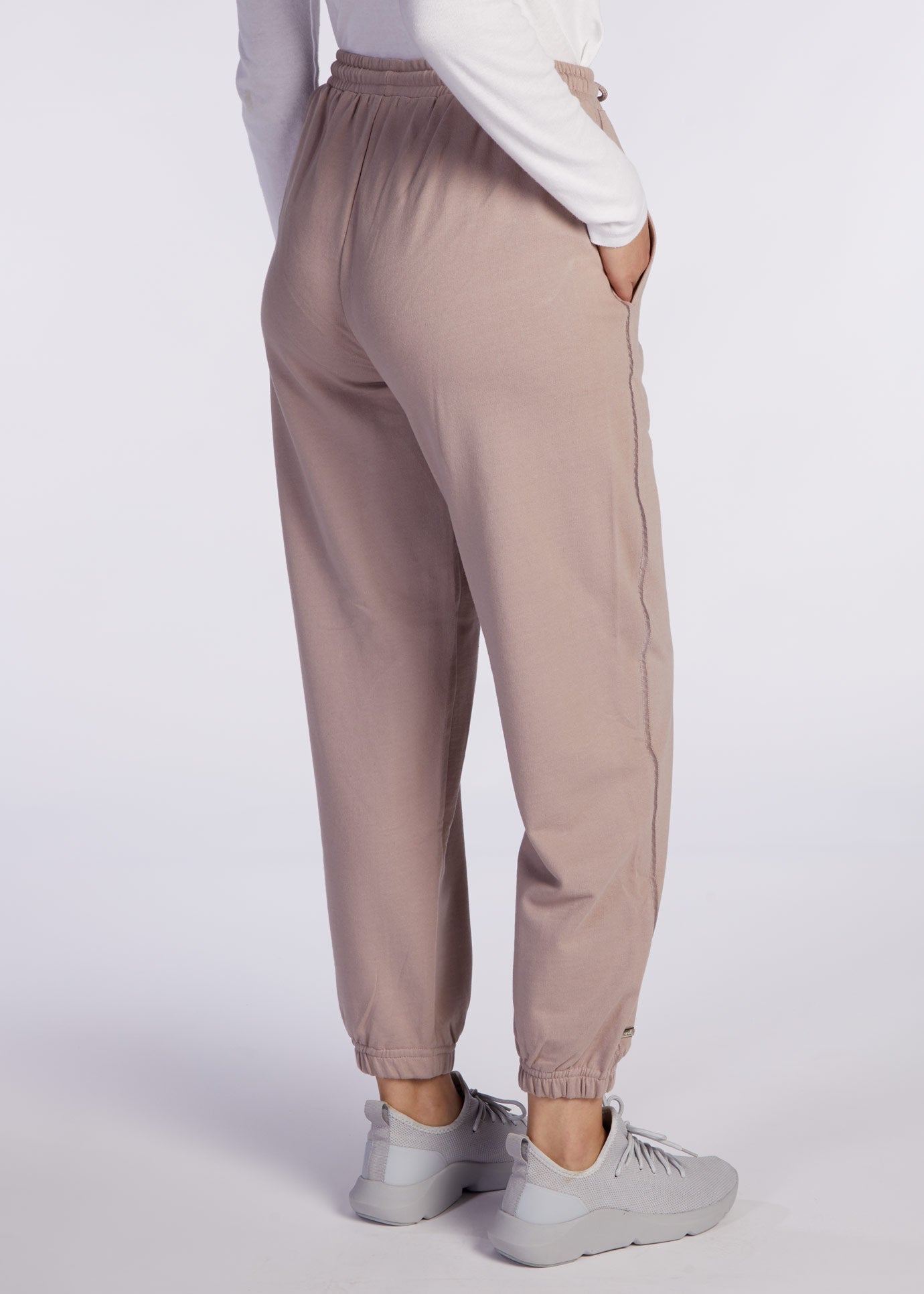 Cotton Track Pants Dusky Lilac - Final Sale
