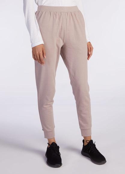 Cotton Cuffed Leggings Dusky Lilac - Final Sale